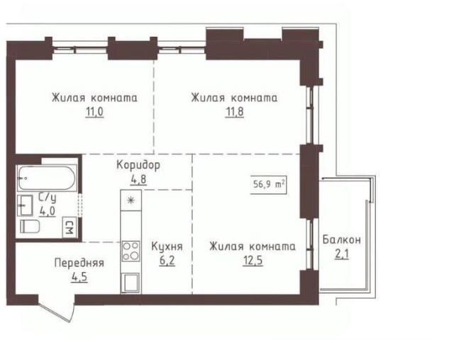 Квартира продажа в Барнаул, Алтайский Край