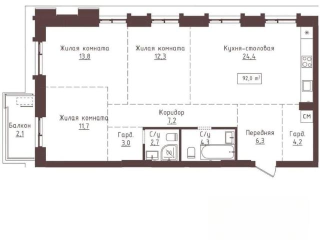 Квартира продажа в Барнаул, Алтайский Край