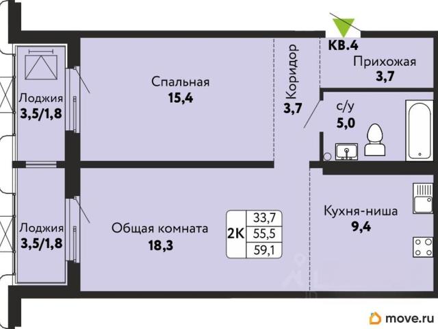 Квартира продажа в Барнаул, Алтайский Край