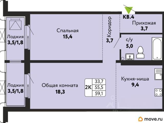 Квартира продажа в Барнаул, Алтайский Край