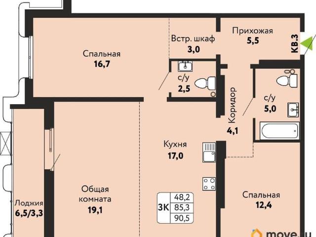 Квартира продажа в Барнаул, Алтайский Край