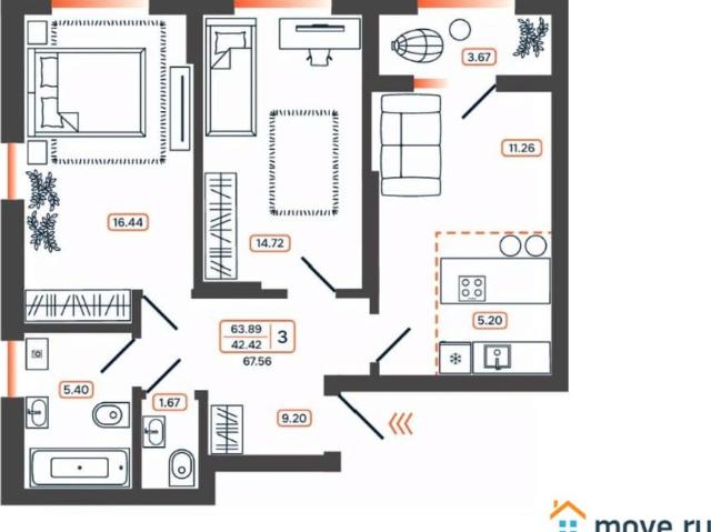 Квартира продажа в Батайск, Ростовская область