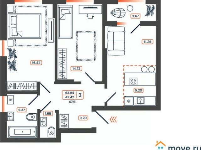 Квартира продажа в Батайск, Ростовская область