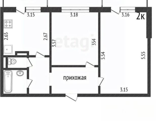 Квартира продажа в Западный округ, Белгород