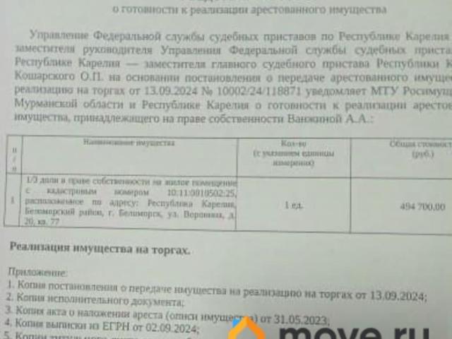Квартира продажа в Беломорский Р-н, Карелия Республика