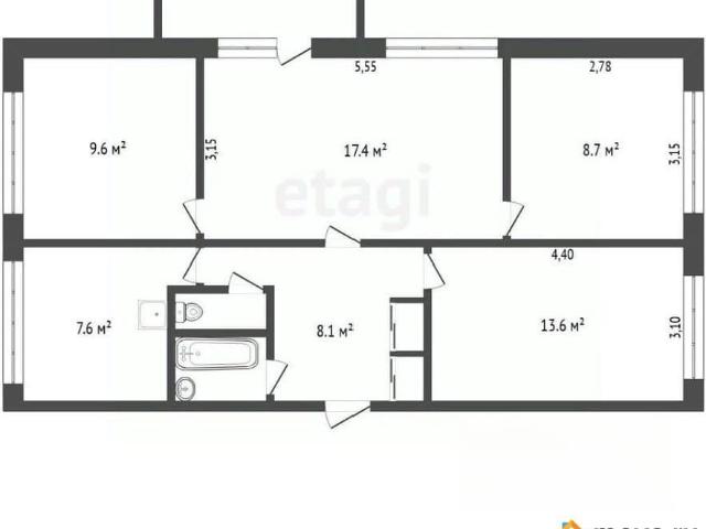 Квартира продажа в Центр, Благовещенск