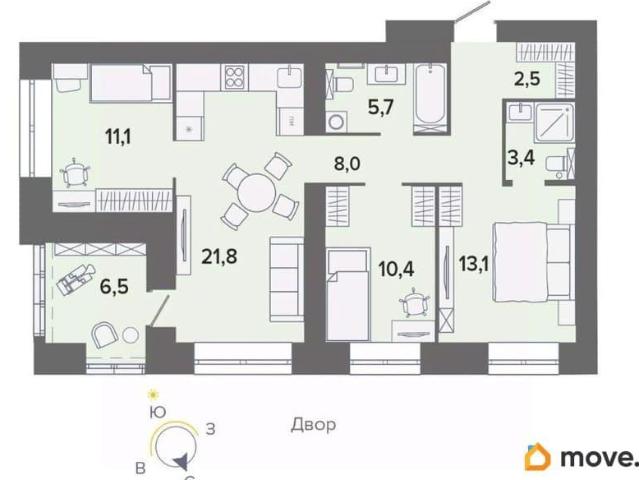 Квартира продажа в Брянск, Брянская область