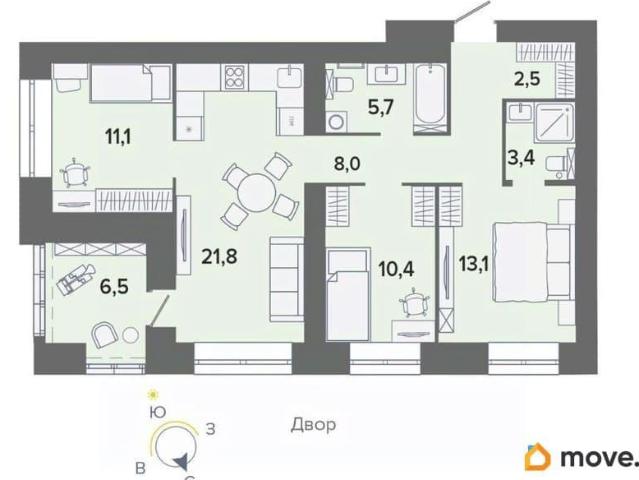 Квартира продажа в Брянск, Брянская область