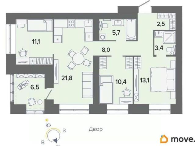 Квартира продажа в Брянск, Брянская область