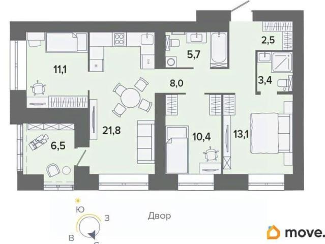 Квартира продажа в Брянск, Брянская область