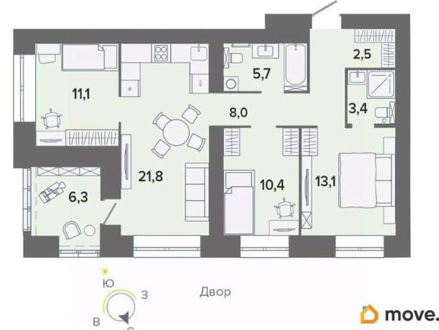 Квартира продажа в Брянск, Брянская область