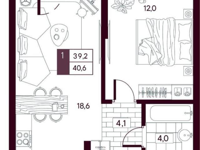 Квартира продажа в Тюмень, Тюменская область