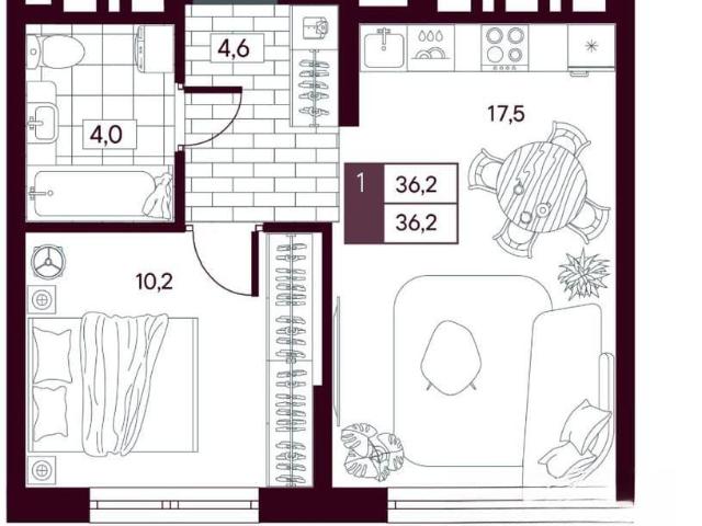 Квартира продажа в Тюмень, Тюменская область