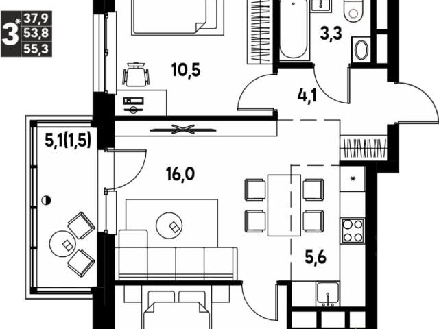 Квартира продажа в Кондратово, Пермский Край