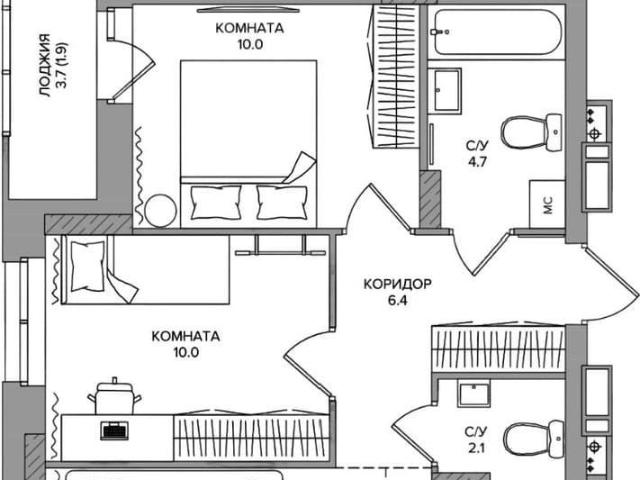 Квартира продажа в Кондратово, Пермский Край