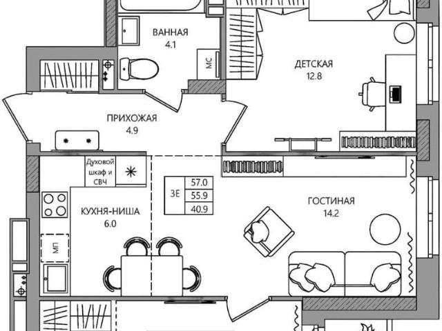 Квартира продажа в Кондратово, Пермский Край
