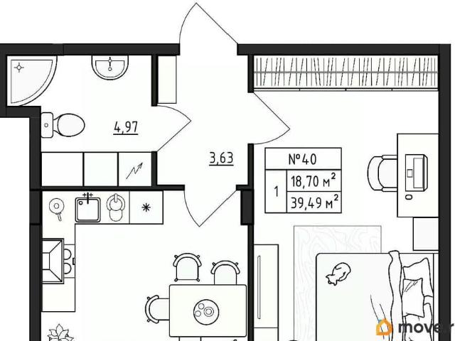 Квартира продажа в Малое Верево, Ленинградская область