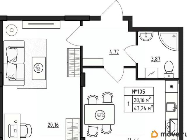Квартира продажа в Малое Верево, Ленинградская область