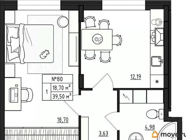 Квартира продажа в Малое Верево, Ленинградская область