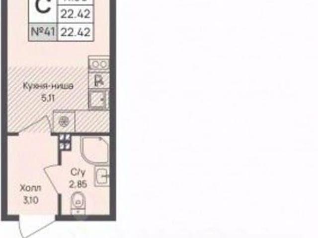 Квартира продажа в Новое Девяткино, Ленинградская область