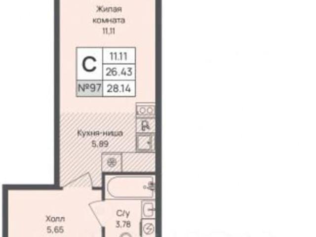 Квартира продажа в Новое Девяткино, Ленинградская область