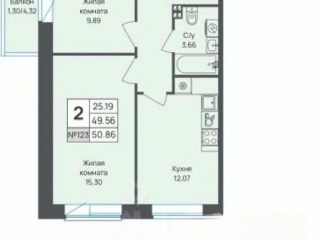 Квартира продажа в Новое Девяткино, Ленинградская область