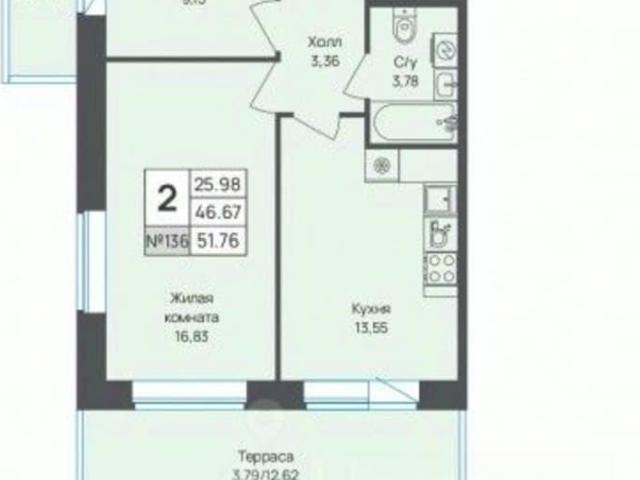 Квартира продажа в Новое Девяткино, Ленинградская область
