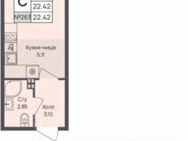 Квартира продажа в Новое Девяткино, Ленинградская область