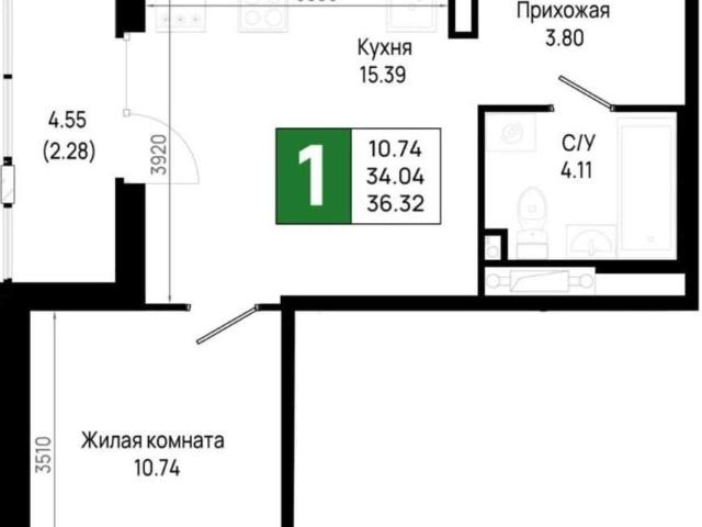 Квартира продажа в Новосаратовка Массив, Ленинградская область