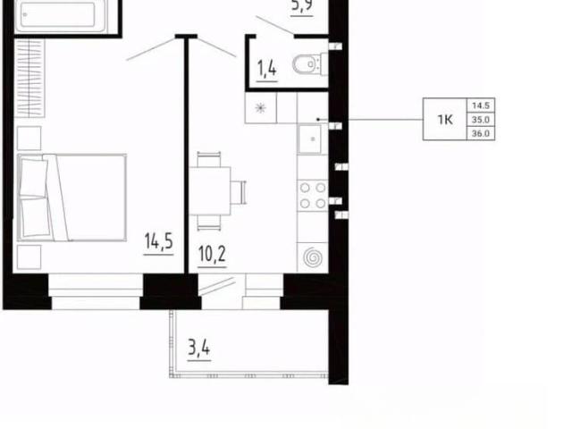 Квартира продажа в Образцово Д, Орловская область