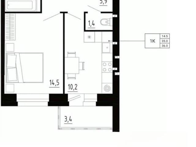 Квартира продажа в Образцово Д, Орловская область