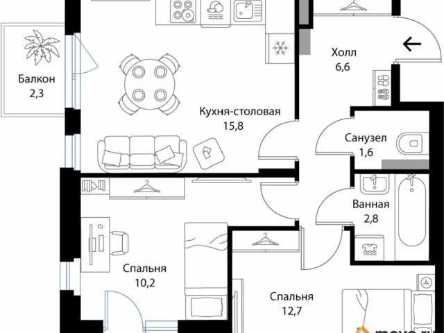 Квартира продажа в Петродворец, Ленинградская область