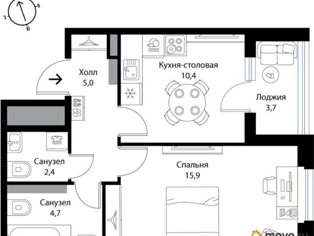 Квартира продажа в Петродворец, Ленинградская область