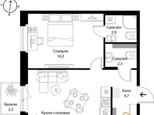 Квартира продажа в Петродворец, Ленинградская область