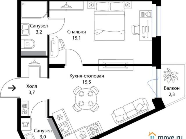 Квартира продажа в Петродворец, Ленинградская область