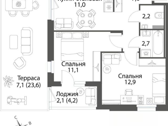 Квартира продажа в Петродворец, Ленинградская область