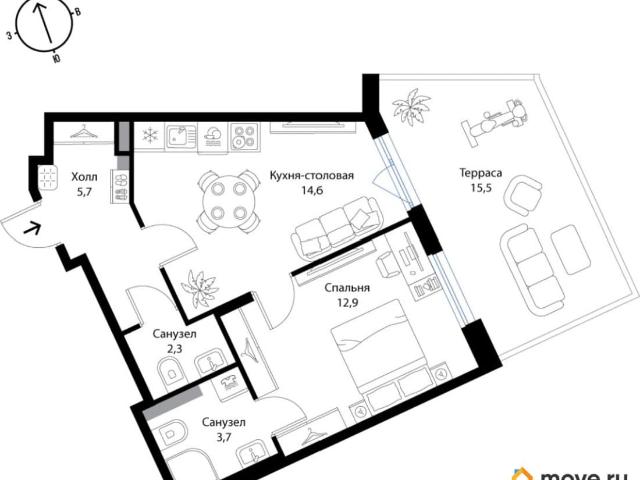 Квартира продажа в Петродворец, Ленинградская область
