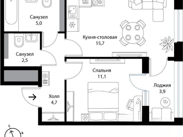 Квартира продажа в Петродворец, Ленинградская область