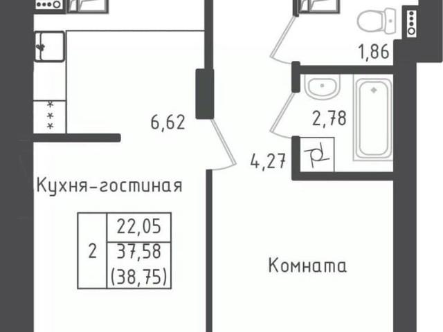 Квартира продажа в Рыбаки, Кабардино-Балкарская Республика