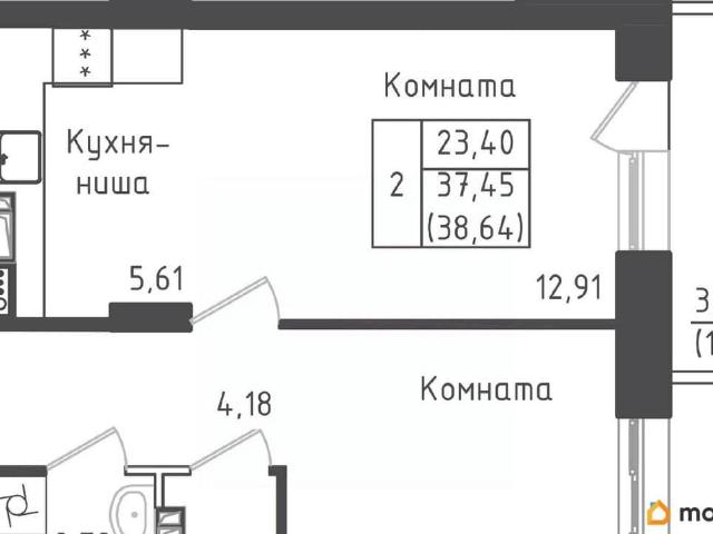 Квартира продажа в Рыбаки, Кабардино-Балкарская Республика