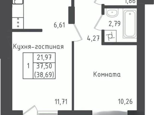 Квартира продажа в Рыбаки, Кабардино-Балкарская Республика