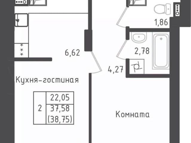Квартира продажа в Рыбаки, Кабардино-Балкарская Республика