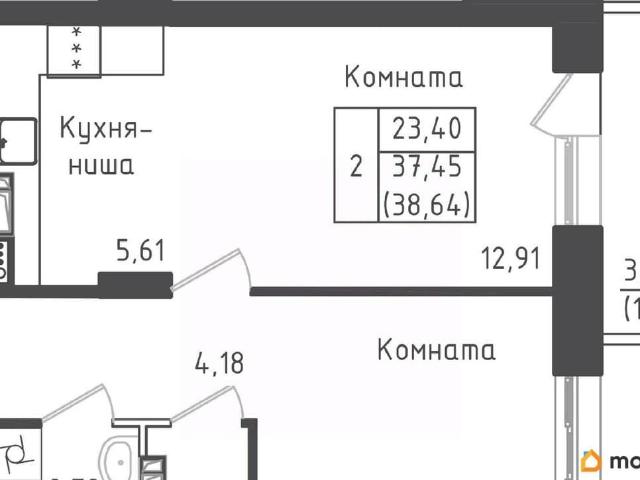 Квартира продажа в Рыбаки, Кабардино-Балкарская Республика