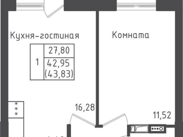 Квартира продажа в Рыбаки, Кабардино-Балкарская Республика