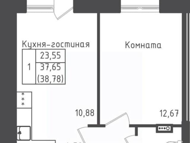 Квартира продажа в Рыбаки, Кабардино-Балкарская Республика