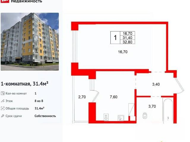 Квартира продажа в Скотное Массив, Ленинградская область