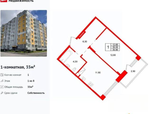 Квартира продажа в Скотное Массив, Ленинградская область