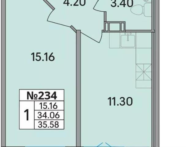 Квартира продажа в Скотное Массив, Ленинградская область