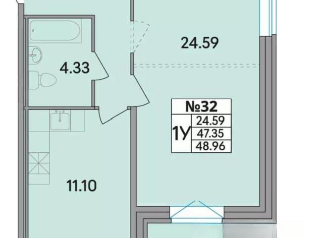 Квартира продажа в Скотное Массив, Ленинградская область