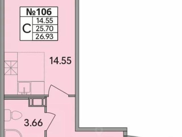 Квартира продажа в Скотное Массив, Ленинградская область